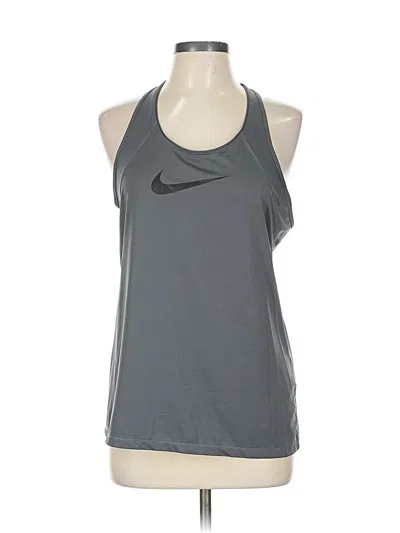 Pre-owned Nike Active Tank Top In Gray