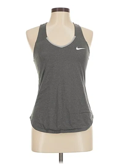 Pre-owned Nike Active Tank Top In Gray