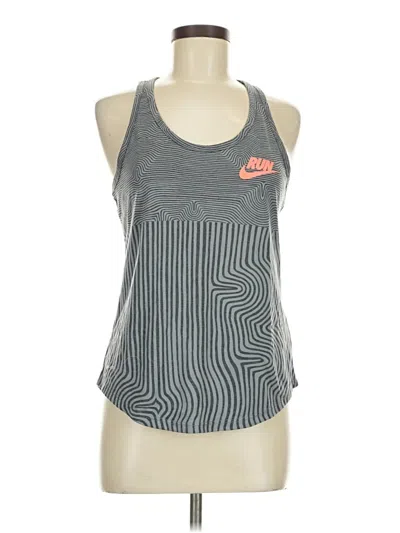 Pre-owned Nike Active Tank Top In Gray