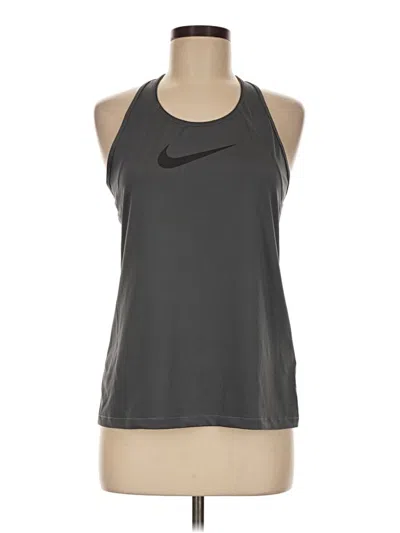 Pre-owned Nike Active Tank Top In Gray