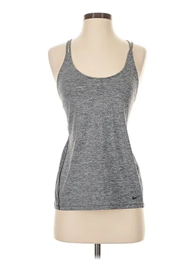 Pre-owned Nike Active Tank Top In Gray