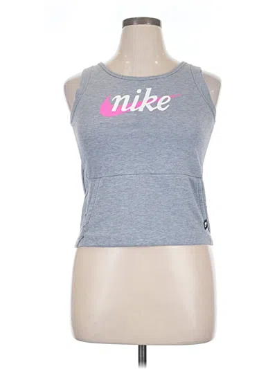 Pre-owned Nike Active Tank Top In Gray