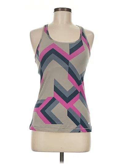 Pre-owned Nike Active Tank Top In Gray
