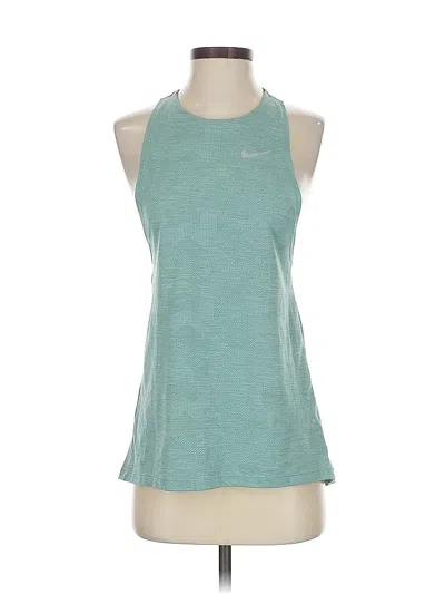 Pre-owned Nike Active Tank Top In Green