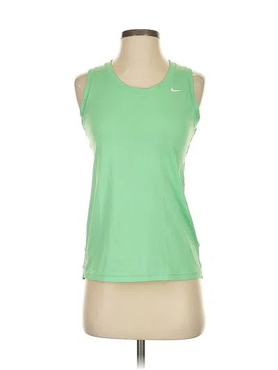 Pre-owned Nike Active Tank Top In Green