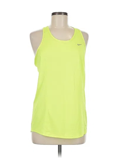 Pre-owned Nike Active Tank Top In Green