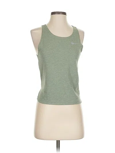 Pre-owned Nike Active Tank Top In Green