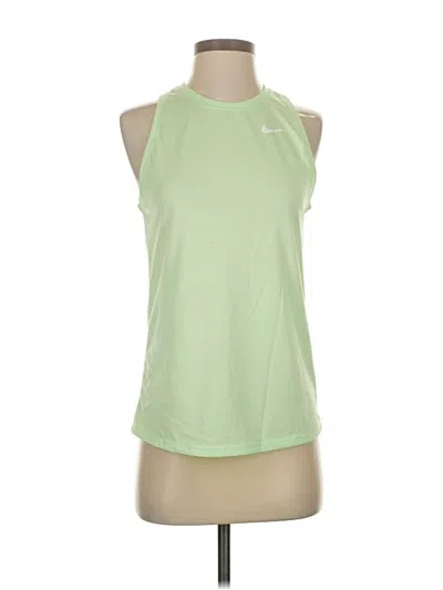 Pre-owned Nike Active Tank Top In Green