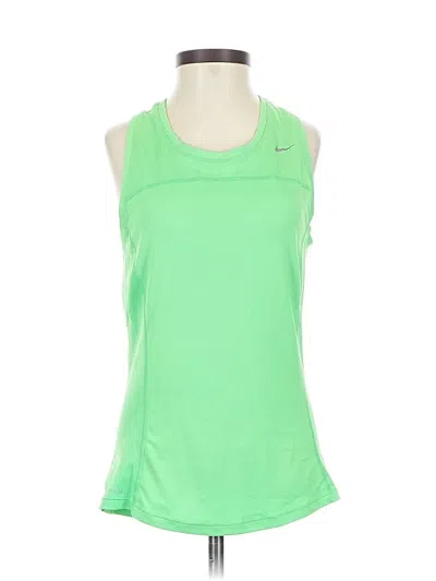 Pre-owned Nike Active Tank Top In Green