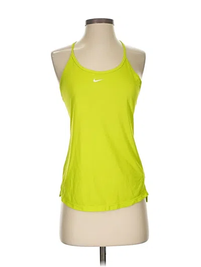 Pre-owned Nike Active Tank Top In Green