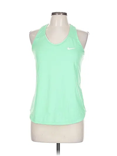 Pre-owned Nike Active Tank Top In Green