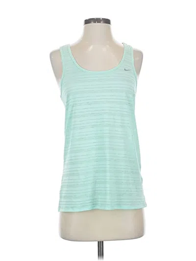 Pre-owned Nike Active Tank Top In Green