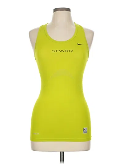 Pre-owned Nike Active Tank Top In Green