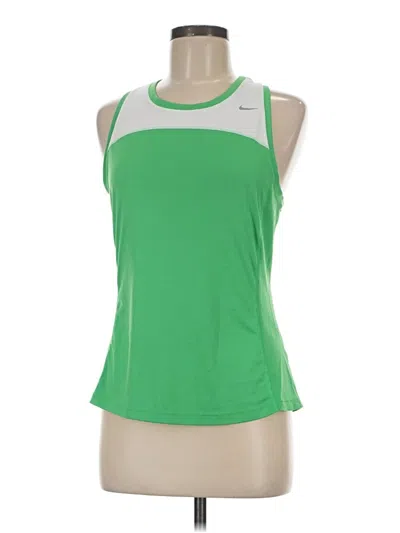 Pre-owned Nike Active Tank Top In Green