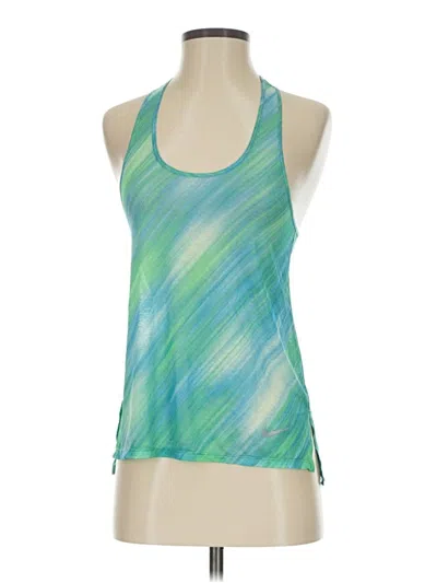 Pre-owned Nike Active Tank Top In Green