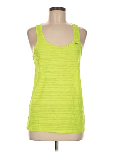 Pre-owned Nike Active Tank Top In Green
