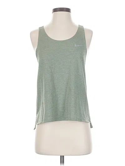 Pre-owned Nike Active Tank Top In Green