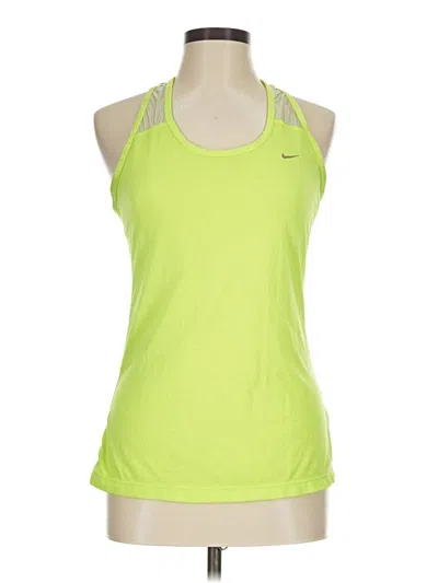 Pre-owned Nike Active Tank Top In Green