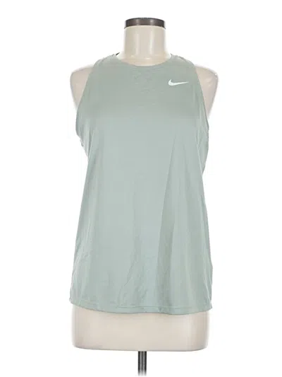 Pre-owned Nike Active Tank Top In Green