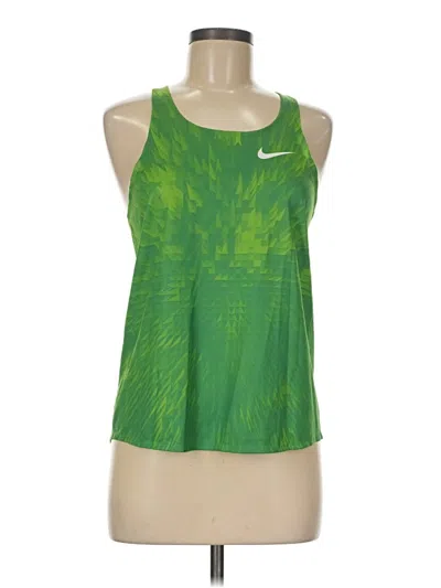 Pre-owned Nike Active Tank Top In Green