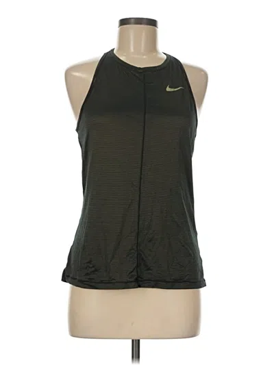 Pre-owned Nike Active Tank Top In Green