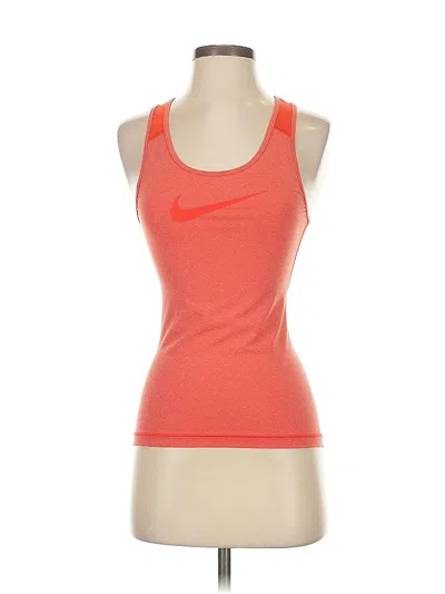 Pre-owned Nike Active Tank Top In Orange