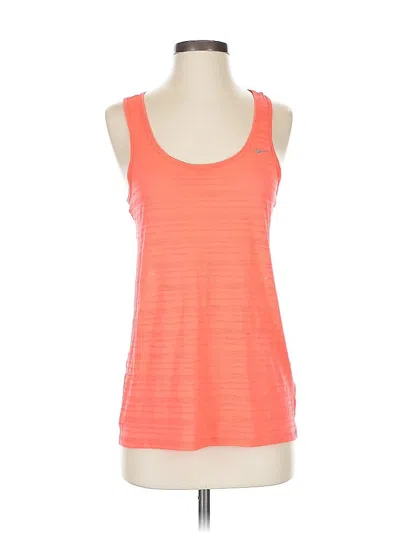 Pre-owned Nike Active Tank Top In Orange