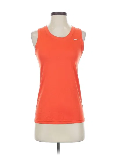 Pre-owned Nike Active Tank Top In Orange