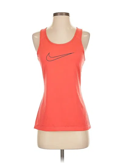 Pre-owned Nike Active Tank Top In Orange