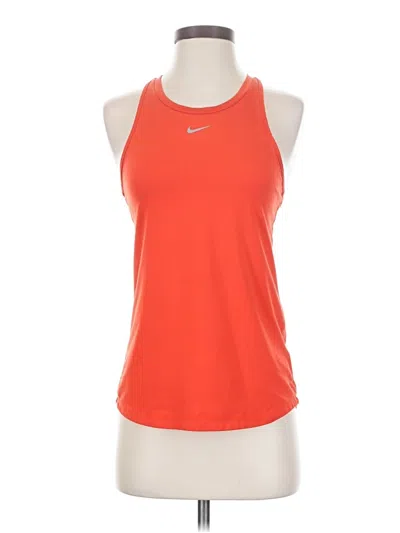 Pre-owned Nike Active Tank Top In Orange