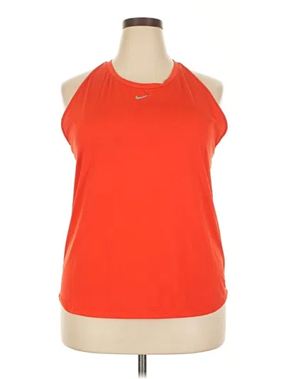Pre-owned Nike Active Tank Top In Orange