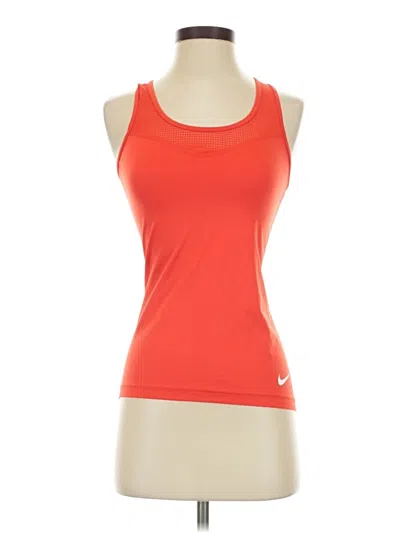 Pre-owned Nike Active Tank Top In Orange