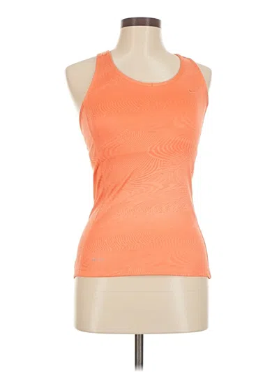 Pre-owned Nike Active Tank Top In Orange