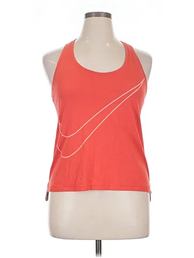 Pre-owned Nike Active Tank Top In Orange