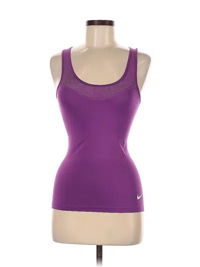 Pre-owned Nike Active Tank Top In Purple