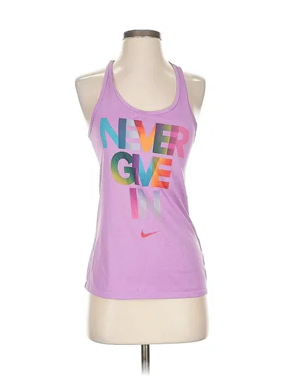 Pre-owned Nike Active Tank Top In Purple
