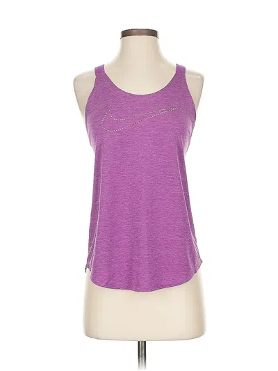Pre-owned Nike Active Tank Top In Purple