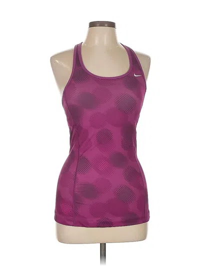 Pre-owned Nike Active Tank Top In Purple
