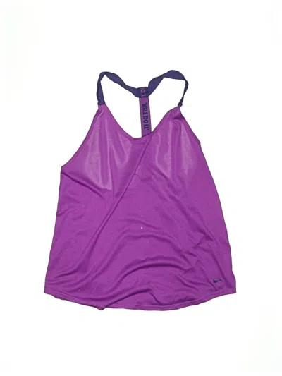 Pre-owned Nike Active Tank Top In Purple