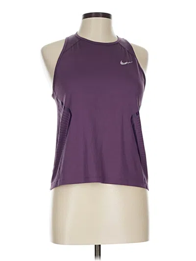 Pre-owned Nike Active Tank Top In Purple