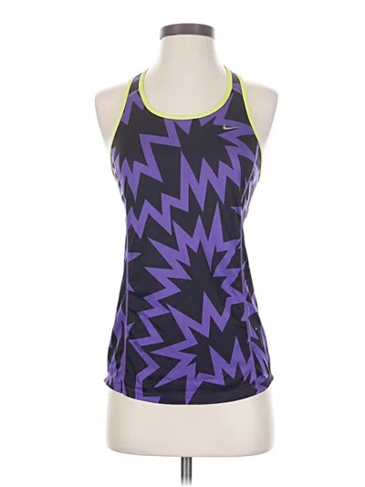 Pre-owned Nike Active Tank Top In Purple