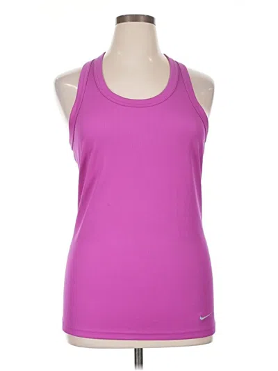 Pre-owned Nike Active Tank Top In Purple