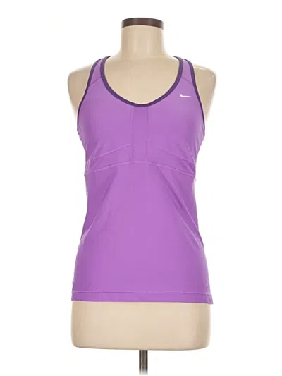 Pre-owned Nike Active Tank Top In Purple