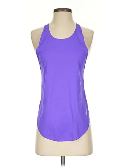 Pre-owned Nike Active Tank Top In Purple