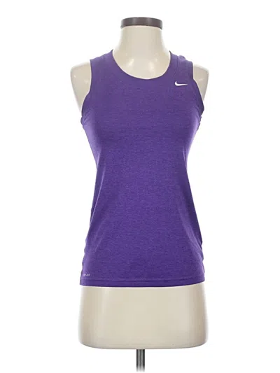Pre-owned Nike Active Tank Top In Purple