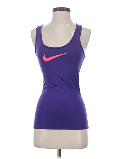 Pre-owned Nike Active Tank Top In Purple