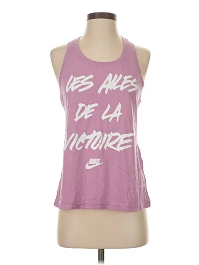 Pre-owned Nike Active Tank Top In Purple