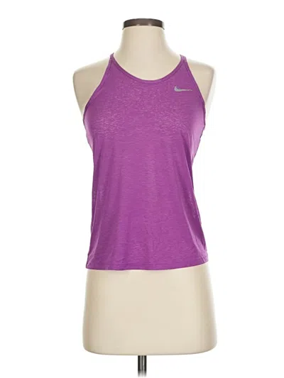 Pre-owned Nike Active Tank Top In Purple