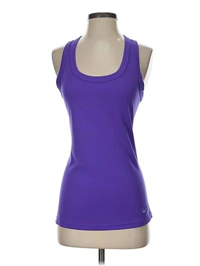 Pre-owned Nike Active Tank Top In Purple