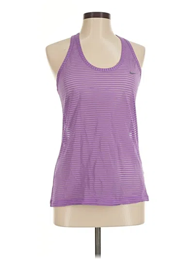 Pre-owned Nike Active Tank Top In Purple